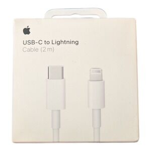 S5-OBMS Genuine Apple Lighting to USB-C 2m/6.6ft A2441 Cable MW2R3AM/A (Stain)‎